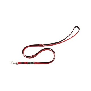 WOLTERS Führleine Professional Comfort Extra rot/schwarz, Gr. M, Breite: ca. 15 mm, Länge: ca. 300 cm