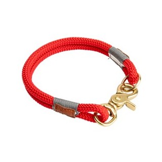 HUNTER Hundehalsband Oss rot, Gr. 70, Breite: 2 x Ø ca. 12 mm, Länge: ca. 65 cm