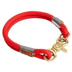 HUNTER Hundehalsband Oss rot, Gr. 70, Breite: 2 x Ø ca. 12 mm, Länge: ca. 65 cm