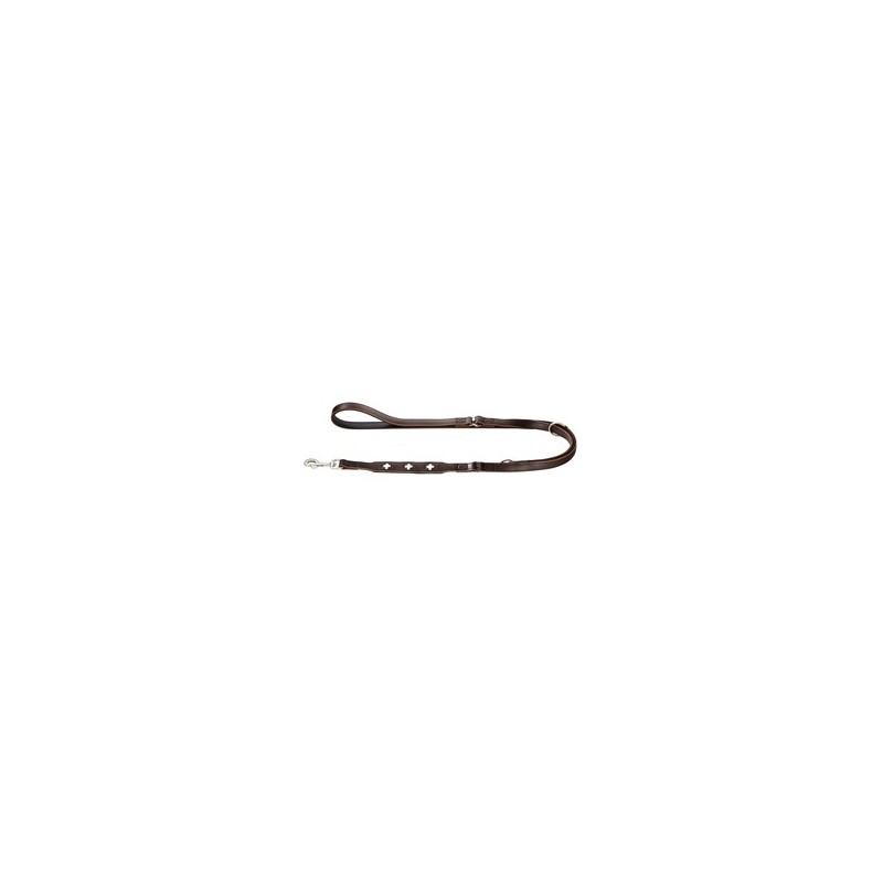 HUNTER Führleine Swiss braun/schwarz, Gr. 18/200, Breite: ca. 18 mm, Länge: ca. 200 cm