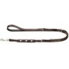 HUNTER Führleine Swiss braun/schwarz, Gr. 18/200, Breite: ca. 18 mm, Länge: ca. 200 cm