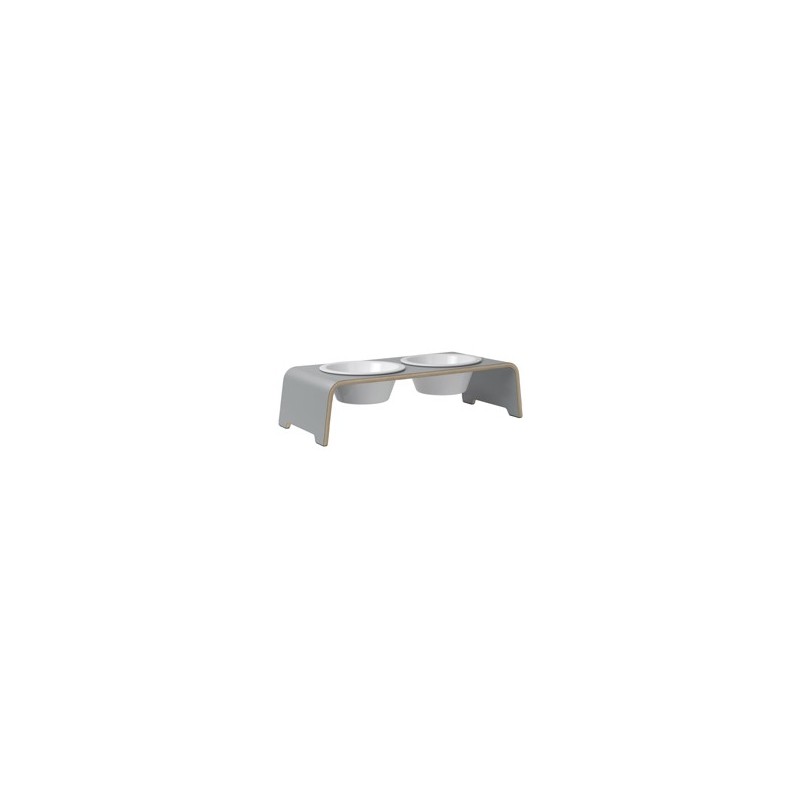dogBar® Hundebar Wooden grey, Gr. M-Small, Maße: ca. 57 x 24 x 14 cm, Durchmesser:  ca. 204 mm