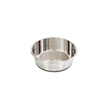 HUNTER Edelstahl-Futternapf Pure silber, Gr. L, Durchmesser:  17 cm