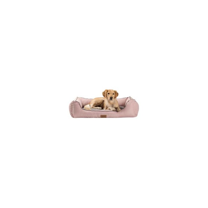 alsa-brand Hundebett Rom rosa, Außenmaße: ca. 90 x 70 x 27 cm