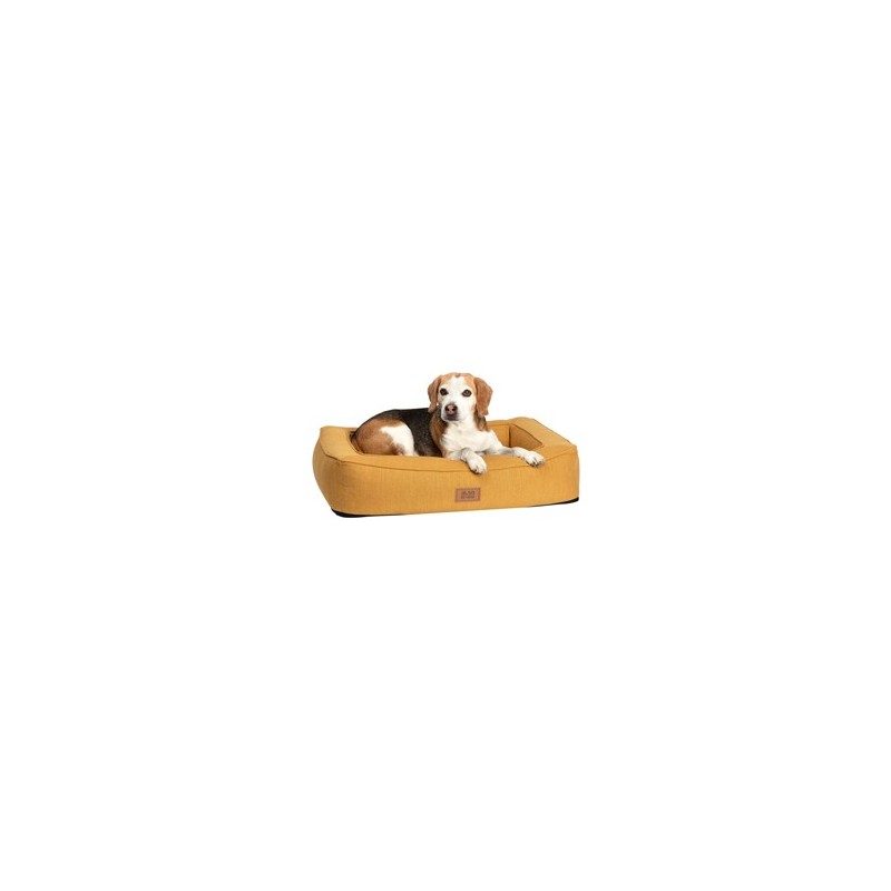 alsa-brand Hundebett Ortho Lounge ocker, Außenmaße: ca. 80 x 60 cm