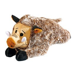 Plüsch-Wildschwein Erwin braun, Breite: ca. 15 cm, Länge: ca. 25 cm, Höhe: ca. 10 cm