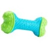 KONG Wurfspielzeug Core Strength Bone grün-blau, Länge: ca. 18 cm