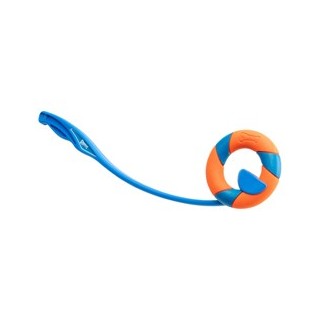 Chuckit! Frisbee-Wurfstab Chaser Launcher blau-orange, Durchmesser:  ca. 12 cm
