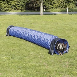 TRIXIE 5-Meter-Tunnel Fun-Agility blau, Länge: ca. 5 m, Durchmesser:  ca. 60 cm