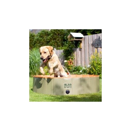 alsa-brand Dog-Playpool grün, Maße: ca. 80 x 20 cm