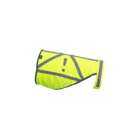 HUNTER Hunde-Warnweste Safety gelb, Gr. S, Brustumfang: ca. 38 - 50 cm, Halsumfang: ca. 28 - 42 cm