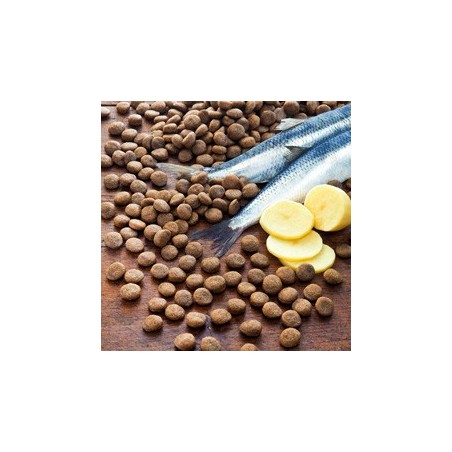 alsa-nature Hering & Kartoffel getreidefrei Trockenfutter, 1,5 kg, Hundefutter trocken
