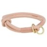 Soft Rope Zug-Stopp-Halsband [S-M: 40 cm / 10 mm - rosa / hellrosa]