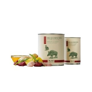 alsa-nature SENIOR Wild & Kaninchen mit Kartoffel & Löwenzahn, Anzahl: 400 g, 400 g, Hundefutter nass