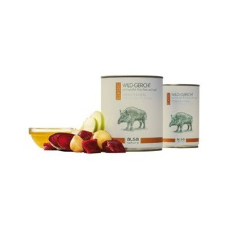 alsa-nature Wild-Gericht mit Kartoffel, Rote Bete und Apfel, Anzahl: 400 g, 400 g, Hundefutter nass