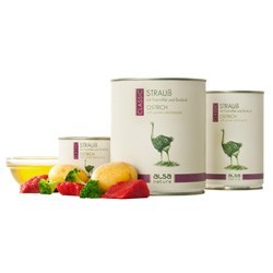 alsa-nature Strauß mit Kartoffel & Brokkoli, Anzahl: 400 g, 400 g, Hundefutter nass
