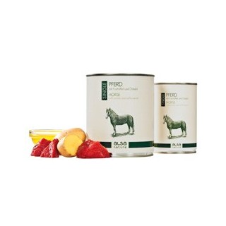 alsa-nature SINGLE Pferd mit Kartoffel, Anzahl: 400 g, 400 g, Hundefutter nass