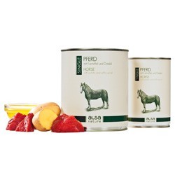 alsa-nature SINGLE Pferd mit Kartoffel, Anzahl: 400 g, 400 g, Hundefutter nass