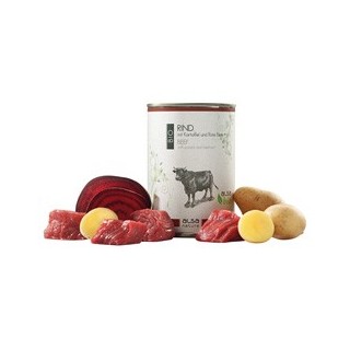 alsa-nature BIO Rind mit Kartoffel und Rote Bete, Anzahl: 400 g, 400 g, Hundefutter nass