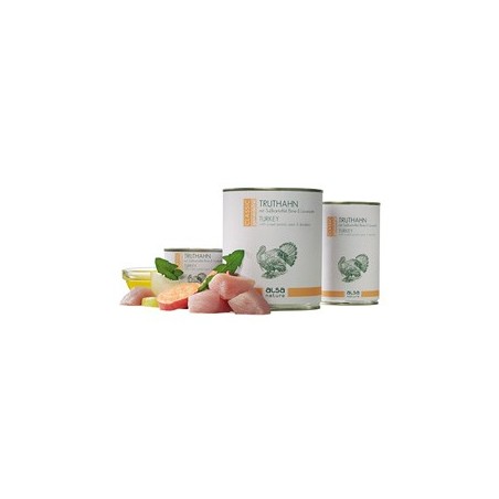 alsa-nature Truthahn mit Süßkartoffel, Birne & Löwenzahn, Anzahl: 200 g, 200 g, Hundefutter nass