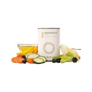 alsa-nature VEGGIE Gemüse-Beilage mit Obst, Anzahl: 375 g, 375 g, Hundefutter nass