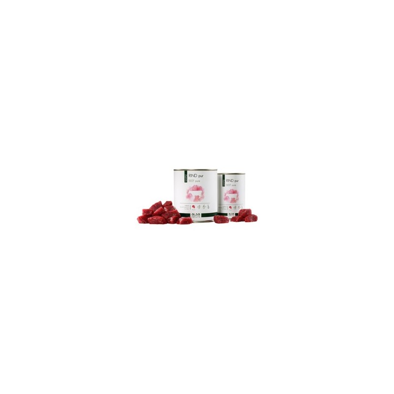 alsa-nature SIMPLE Rind pur, Anzahl: 400 g, 400 g, Hundefutter nass