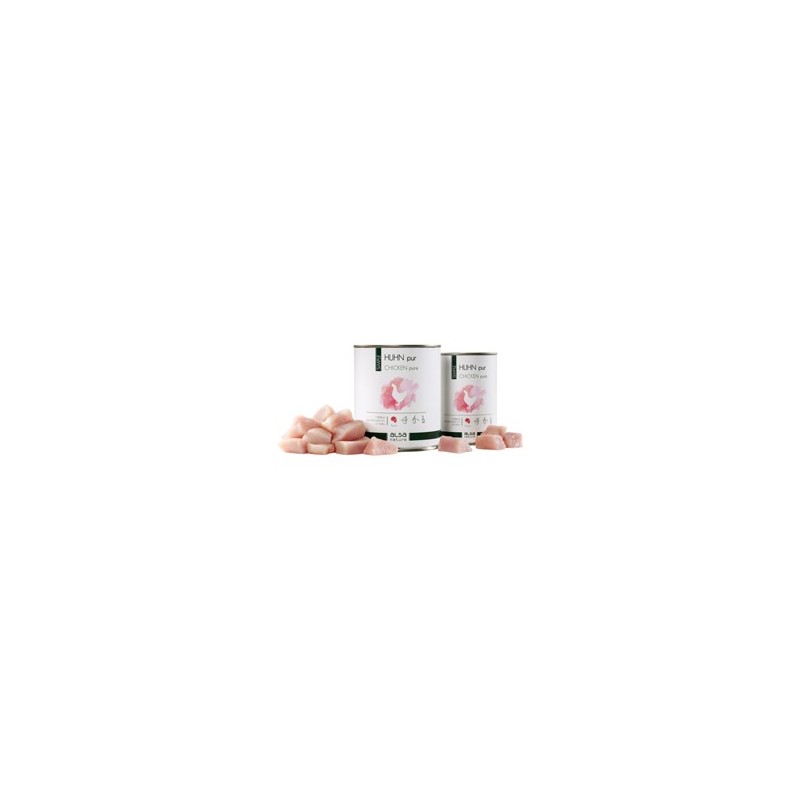 alsa-nature SIMPLE Huhn pur, Anzahl: 400 g, 400 g, Hundefutter nass