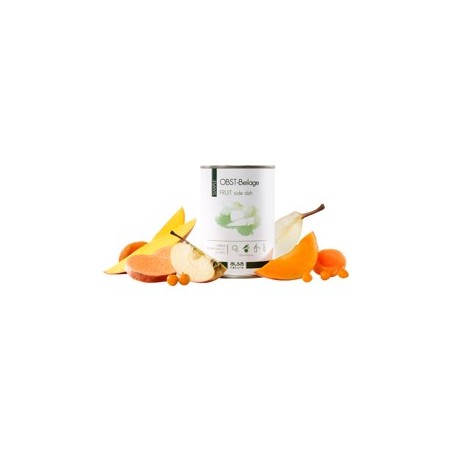 alsa-nature SIMPLE Obst-Beilage, Anzahl: 375 g, 375 g, Hundefutter nass