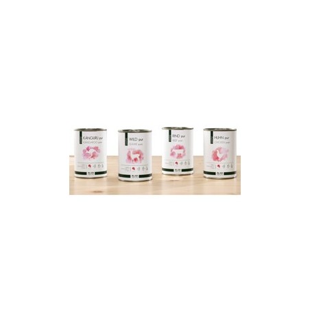 alsa-nature SIMPLE Dosen-Menü-Mix, Anzahl: 24 x 400 g, 400 g, Hundefutter nass