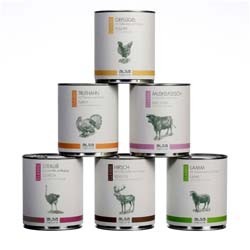 alsa-nature Classic Dosen-Menü-Mix, Anzahl: 6 x 800 g, 800 g, Hundefutter nass
