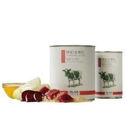 alsa-nature Rind & Reis mit Rote Bete & Apfel, Anzahl: 400 g, 400 g, Hundefutter nass