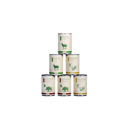 alsa-nature SENIOR Dosen-Menü-Mix, Anzahl: 6 x 400 g, 400 g, Hundefutter nass