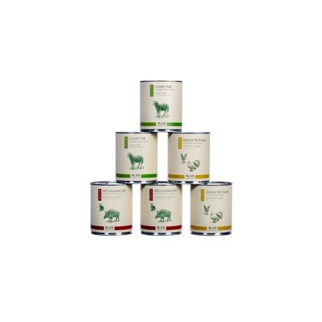 alsa-nature SENIOR Dosen-Menü-Mix, Anzahl: 6 x 800 g, 800 g, Hundefutter nass