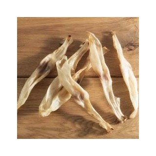 alsa-nature Kaninchenohren Kauartikel, 200 g, Länge: ca. 19 cm, Hundefutter