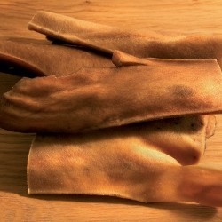 alsa-nature Rinderhaut-Streifen Kauartikel, 250 g, Länge: ca. 12 cm, Hundefutter