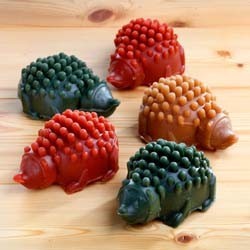 alsa-nature Denta-Maxi-Igel Zahnpflege, 3 Stück, Länge: ca. 10 cm, Hundefutter