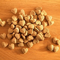 alsa-nature Mini-Leberherzen, 250 g, Länge: ca. 1 cm