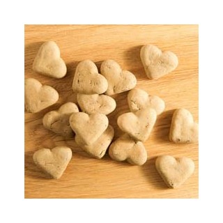 alsa-nature Truthahn- & Cranberry-Herzen, 500 g, Maße: ca. 3 x 3,6 cm