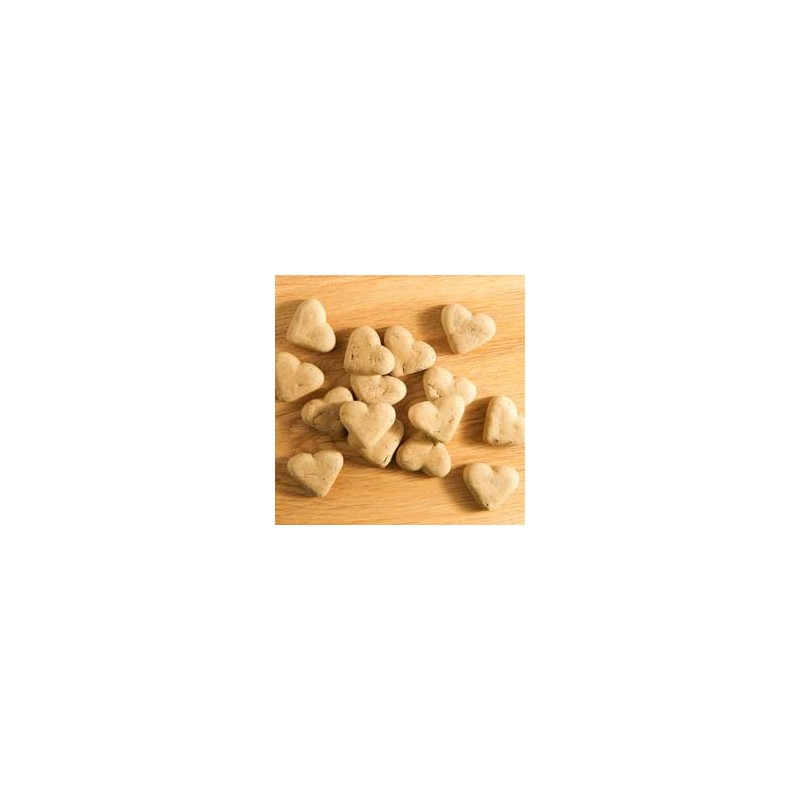 alsa-nature Truthahn- & Cranberry-Herzen, 500 g, Maße: ca. 3 x 3,6 cm