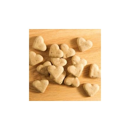 alsa-nature Truthahn- & Cranberry-Herzen, 500 g, Maße: ca. 3 x 3,6 cm