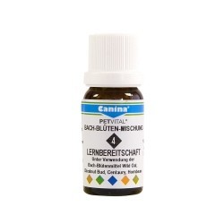 Canina Petvital® Bachblütenmischung Nr. 4 Lernbereitschaft, 10 g