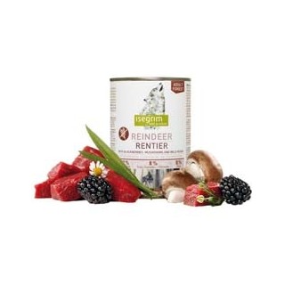 isegrim® FOREST Rentier mit Brombeeren, Champignons & Wildkräutern, Anzahl: 400 g, 400 g, Hundefutter nass