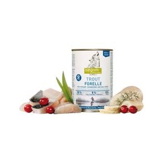 isegrim® RIVER Forelle mit Pastinaken, Cranberries & Wildkräutern, Anzahl: 400 g, 400 g, Hundefutter nass