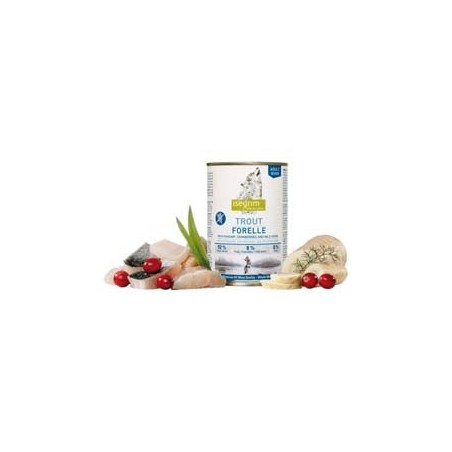 isegrim® RIVER Forelle mit Pastinaken, Cranberries & Wildkräutern, Anzahl: 400 g, 400 g, Hundefutter nass