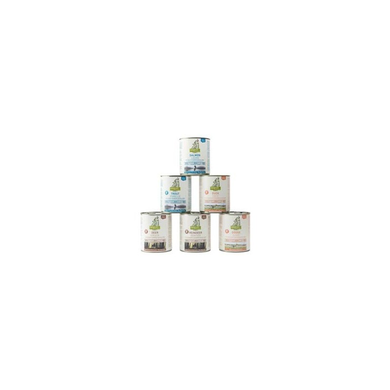 isegrim® Dosen-Menü-Mix, Anzahl: 6 x 800 g, 800 g, Hundefutter nass