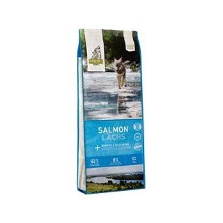 isegrim® Junior RIVER Lachs mit Beeren & Wildkräutern Trockenfutter, 12 kg, Hundefutter trocken