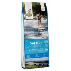 isegrim® Junior RIVER Lachs mit Beeren & Wildkräutern Trockenfutter, 12 kg, Hundefutter trocken