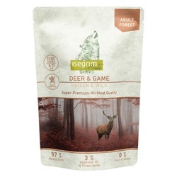 isegrim® Roots FOREST Hirsch & Wild, Anzahl: 7 x 410 g, 410 g, Hundefutter