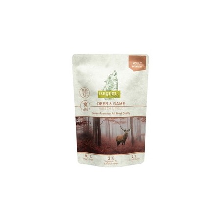 isegrim® Roots FOREST Hirsch & Wild, Anzahl: 7 x 410 g, 410 g, Hundefutter