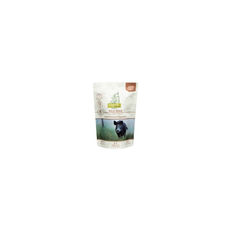 isegrim® Roots FOREST Wildschwein, Anzahl: 7 x 410 g, 410 g, Hundefutter